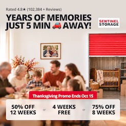 Sentinel Storage - Edmonton Rabbit Hill Promotion